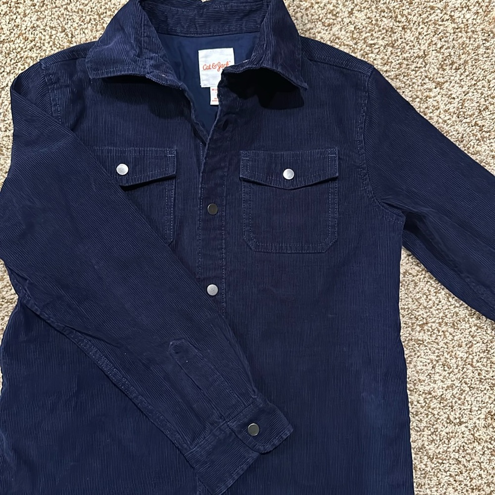 Boys corduroy shacket